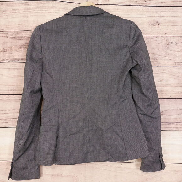BANANA REPUBLIC GREY SUIT JACKET BLAZER SPORT COAT WOMENS SIZE 0 - Picture 4 of 7